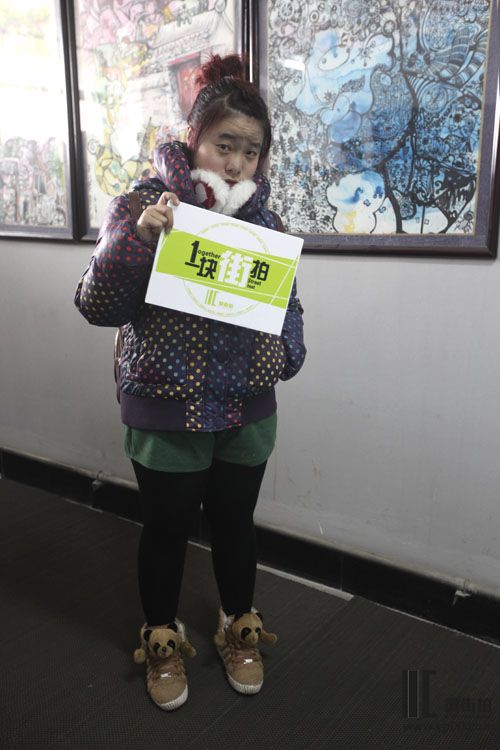 一块街拍 张梦楠