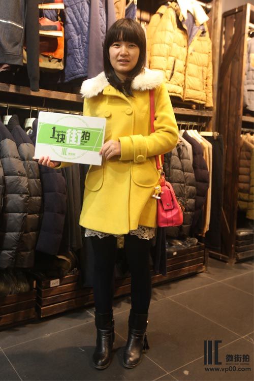 一块街拍 张婷婷