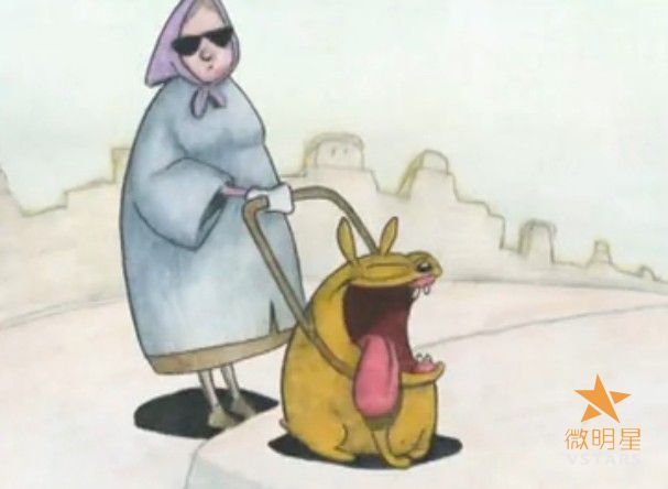 微明星网 动画短片 导盲犬 Bill Plympton导演 美国