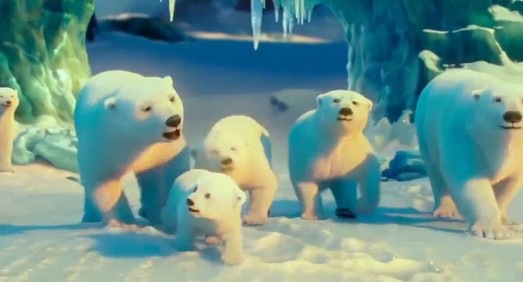 跟着北极熊去探险 2013可口可乐创意广告 