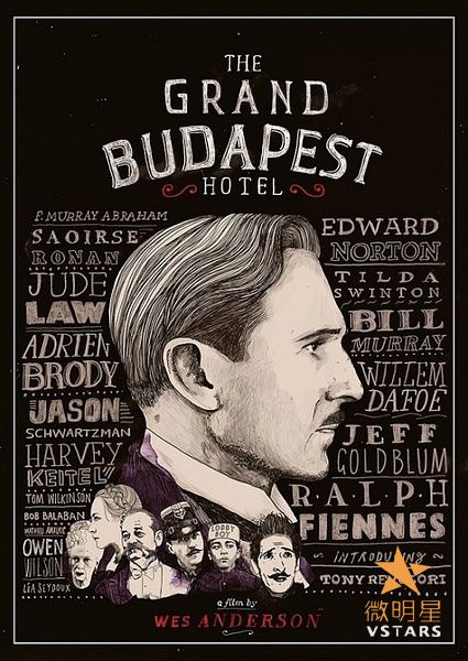 微明星网 电影海报 手绘电影海报 指尖上的海报