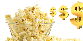 看电影，还是吃爆米花？
