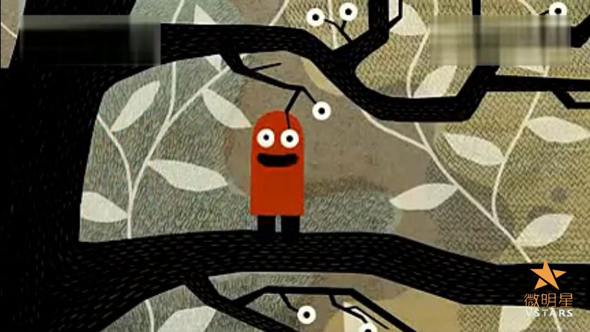 微明星网 微电影 动画短片 安奈的眼睛 两只老虎