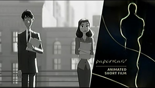 微明星网 动画短片 迪士尼 爱情短片 奥斯卡 纸人