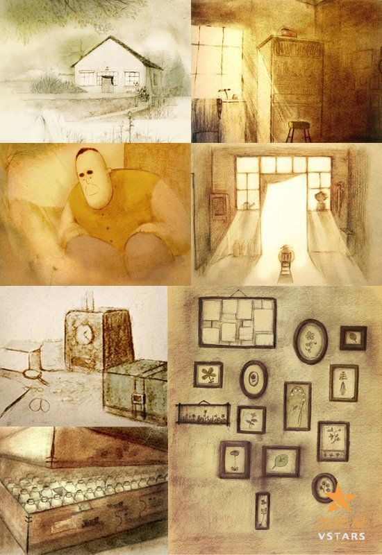 微电影 动画短片 爷爷与花 微明星网