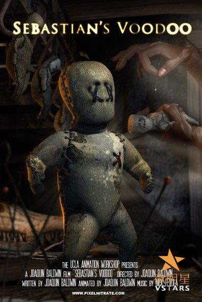 微明星网 微电影 惊悚动画 塞巴斯蒂安的巫毒 