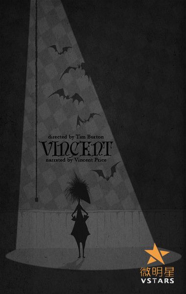 微明星网 哥特 蒂姆·波顿 定格动画 文森特