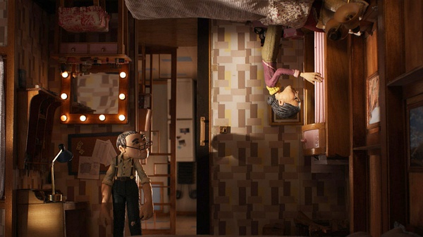 微明星网 微电影 定格动画 短片 头朝下的生活