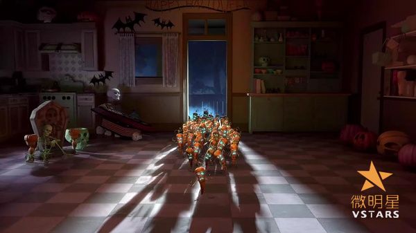 微明星网 搞笑动画 微电影 活死人萝卜之夜