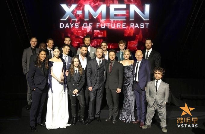 微明星网 X战警 范冰冰 首映式 休·杰克曼 迈克尔·法斯宾德