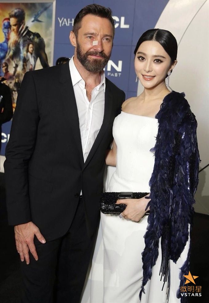 微明星网 X战警 范冰冰 首映式 休·杰克曼 迈克尔·法斯宾德