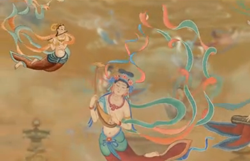 微明星网 短片 国产 动画 飞天 敦煌壁画 