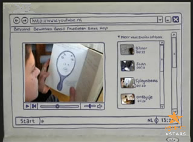 微明星网 创意微电影 手绘 手绘微电影 笔记本