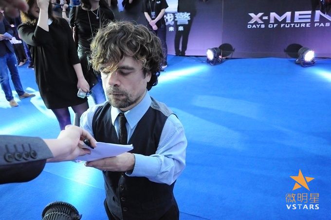 微明星网 X战警 休·杰克曼 范冰冰 北京首映礼