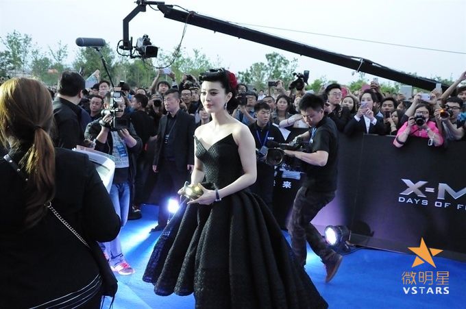 微明星网 X战警 休·杰克曼 范冰冰 北京首映礼