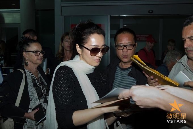 微明星网 第67届戛纳电影节 巩俐