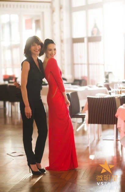 微明星网 章子怡 苏菲·玛索 法国卡布尔电影节 金天鹅奖