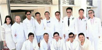 钟镇涛巴厘岛迎娶17年女友范姜 伴郎伴娘团阵容空前强大