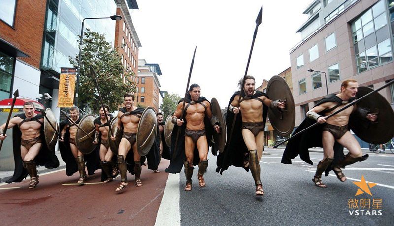 微明星网 斯巴达勇士 伦敦 电影营销