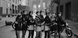 万国表群星黑白广告《Schaffhausen》