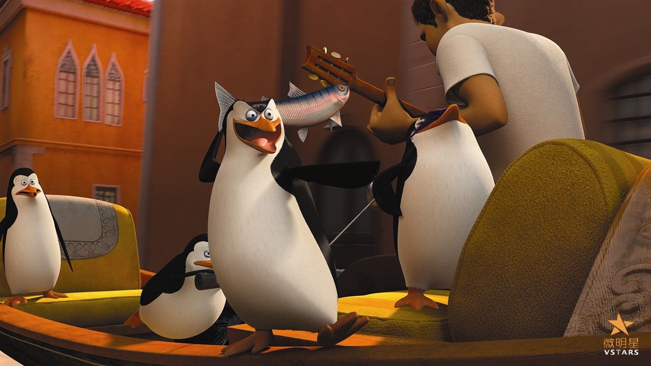 微明星网 马达加斯加的企鹅 美国梦工场