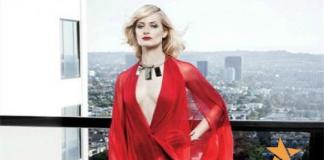 《破产姐妹》Caroline拍摄《Vegas》杂志