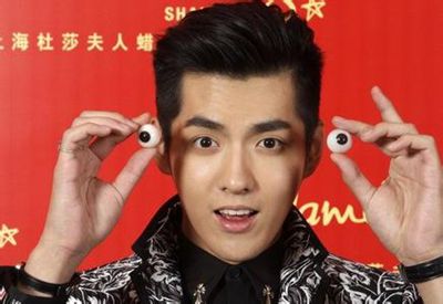 吴亦凡 90后 杜莎夫人蜡像