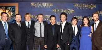 《博物馆奇妙夜3》纽约首映 影片主创悉数出席