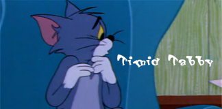 怕老鼠的猫咪-《胆小的猫咪/Timid Tabby 》