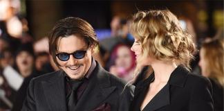 德普新作《贵族大盗》英国首映 未婚妻艾梅伯恩爱陪伴