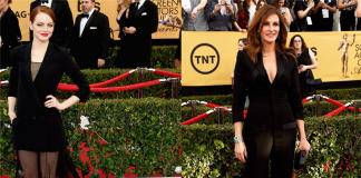 女星红毯争奇斗艳 美国演员工会奖红毯女星集锦