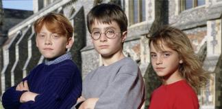 《哈利·波特》旧照曝光 匆匆那年很萌很萌的魔法三人组