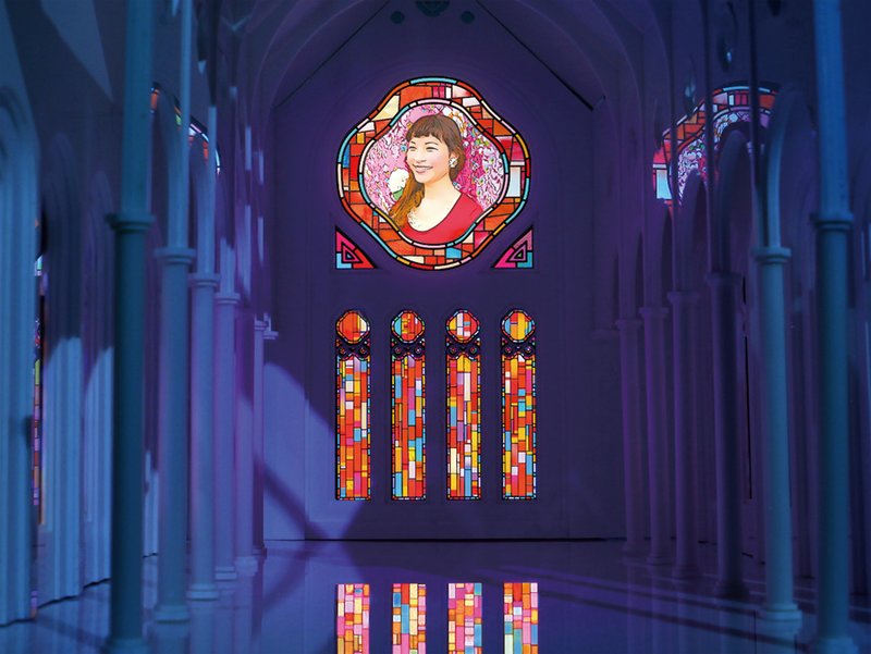 资生堂广告,教堂创意,浪漫惊喜,LED创意
