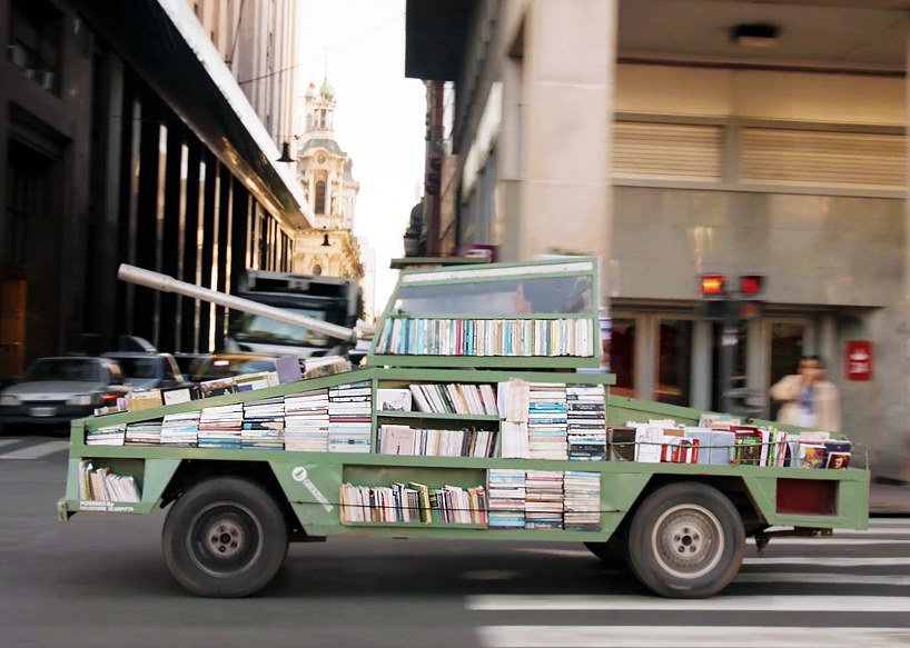 行为艺术,坦克与书籍,公益书籍,七夕公益广告